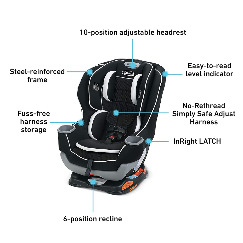 Graco Extend2Fit Convertible Car Seat