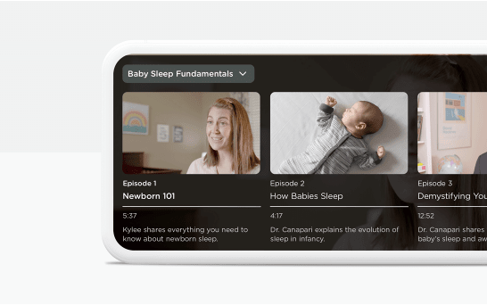 Lumi by Pampers Smart Baby Monitor + Sleep Kit Bundle
